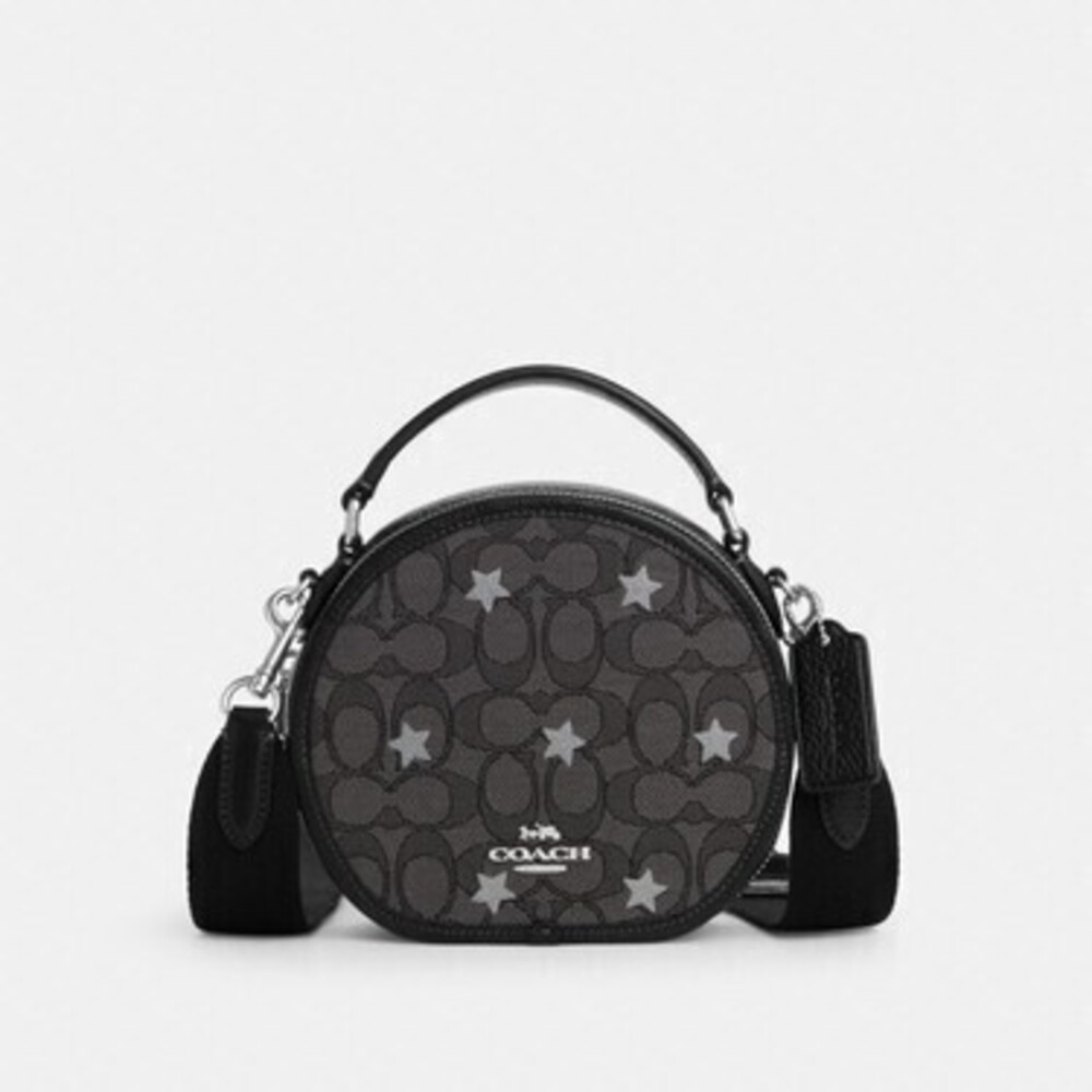 Canteen Crossbody In Signature Jacquard With Star Embroidery